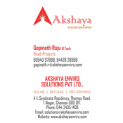 Business Card Designs - Focus Education, Anna Nagar, Chennai