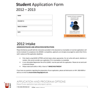 Application Form Designs - Amaze College of Animation & Technology, Chennai