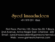 Business Card Designs - Game On, Anna Nagar East, Chennai