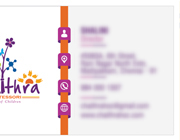 Business Card Designs - Chaithra Montessori School, Madipakkam, Chennai