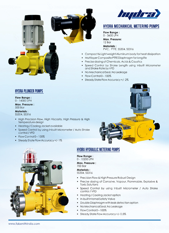 Product Designing Services in Chennai - Pump Product Designing Services for Fabsmith India Pvt Ltd, Saligramam, Chennai.