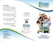 Brochure Designs - Enspire Academy, USA