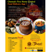 Brochure Designs - Thaai Homely Foods, Anna Nagar, Chennai