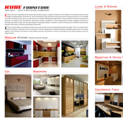 Brochure Designs - Kube Furniture, Mel Ayanambakkam, Chennai