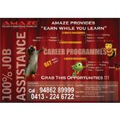 Brochure Designs - Amaze College of Animation & Technology, Chennai