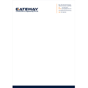 Letter Head Designs - Gateway Construction and Engineering Private Limited, Singapore