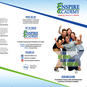 Brochure Designs - Enspire Academy, USA