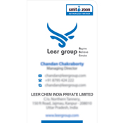 Business Card Designs - Leer Chem India Private Limited, Uttra Pradesh, India