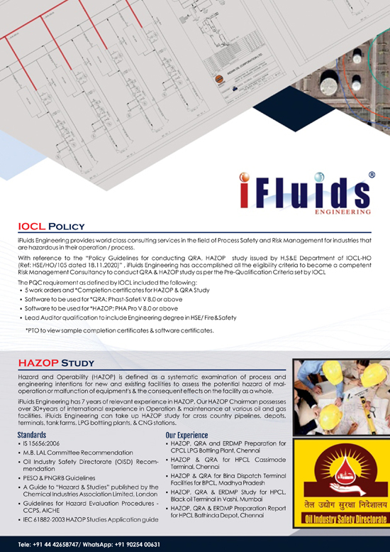 Brochure Designing Services in Chennai - Brochure Designing Services for iFluids Engineering, West Shenoy Nagar, Chennai.