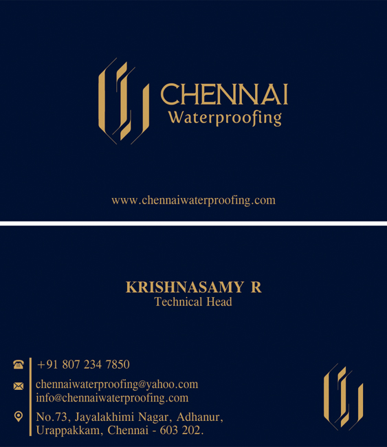 Branding Services, Business Card - Chennai Waterproofing, Urappakkam, Chennai