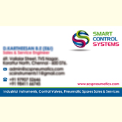 Business Card Designs - Smart Control System, Korattur, Chennai