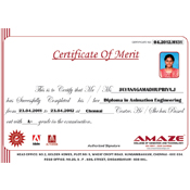 Certificate Design Designs - Amaze College of Animation & Technology, Chennai