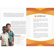 Brochure Designs - Amiable Aid Foundation, Tiruchy