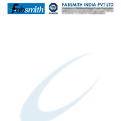 Letter Head Designs - Fabsmith India Private Limited, Saligramam, Chennai