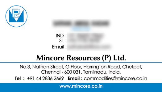 Branding Logo Designing Services - Business Card, Mincore Resources Private Limited, Chetpet, Chennai