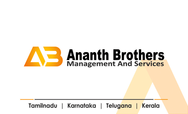 Branding Logo Designing Services - Business card, Ananth Brothers Management and Services, Poonamalle, Chennai