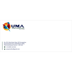Letter Cover Designs - UMA Textiles & Readymades, Vembakkam, Taluk, Tiruvannamalai
