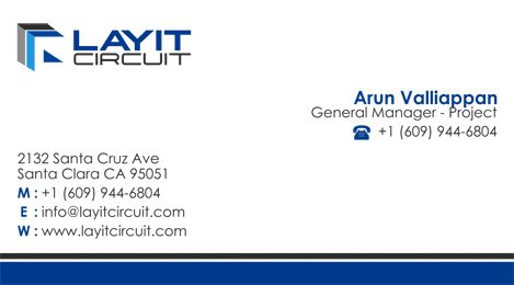 Brand Logo designing services. Business Card design - Layit Circuit, Santa Clara CA.