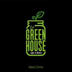 Business Card Designs - La Green House - Cafe & Bistro, Kellys, Kilpauk, Chennai