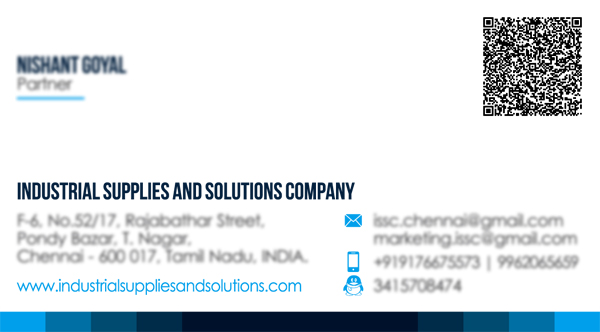 Business Card Desinging Service -Industrial Supplies And Solutions Company	T Nagar, Chennai