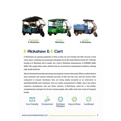 Brochure Designs - Sri Vari Engineering, Kolathur, Chennai