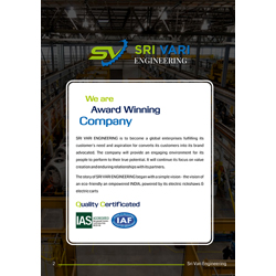 Brochure Designs - Sri Vari Engineering, Kolathur, Chennai