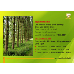 Brochure Designs - Gold Tree Eco Wealth India Private Limited, Vadapalani, Chennai