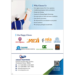 Brochure Designs - Asian Painters, Choolaimedu, Chennai