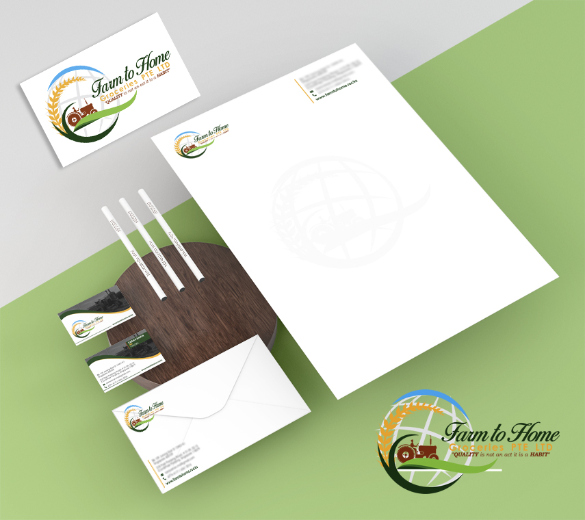 Logo Designing Services in Chennai - Home Groceries Pte Ltd, Singapore.