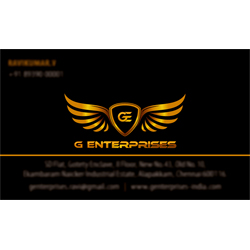 Business Card Designs - G Enterprises, Alapakkam, Chennai