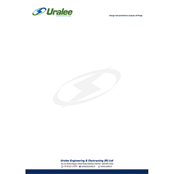 Letter Head Designs - Uralee Engineering And Contracting (P) Ltd, Kolattur, Chennai