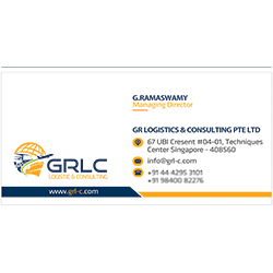 Business Card Designs - GR Logistics And Consulting Pte Ltd, Singapore