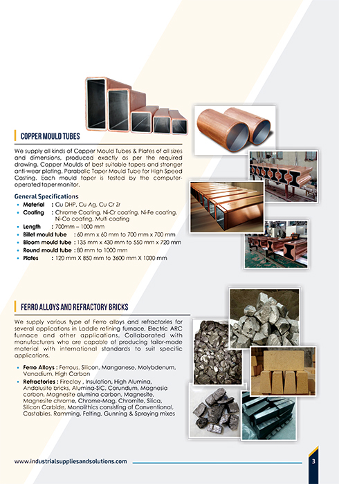 Brochure Designing Services - Industrial Supplies and Solutions Company, T.Nagar, Chennai.