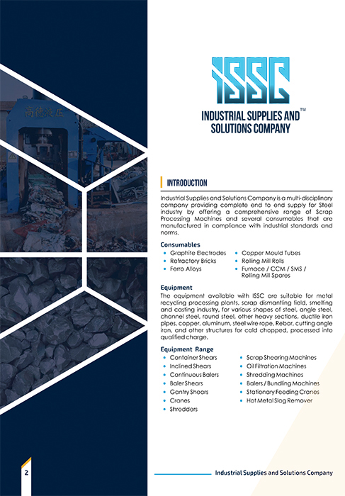 Brochure Designing Services - Industrial Supplies and Solutions Company, T.Nagar, Chennai.