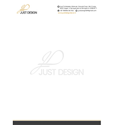 Letter Head Designs - Just Design, Bangalore