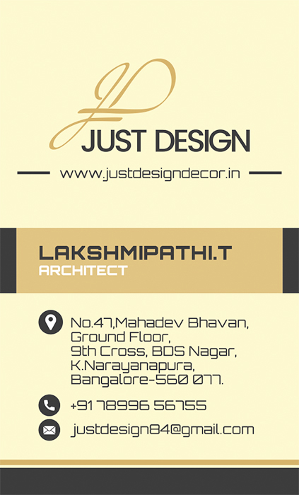 Branding Logo Designing Services, Business Card - Just Design, Bangalore, India.