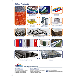 Brochure Designs - NM Metal Proofing, Neelangarai, Chennai