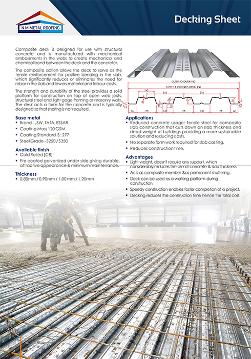 Brochure Designing Services - NM Metal Proofing, Neelangarai, Chennai.