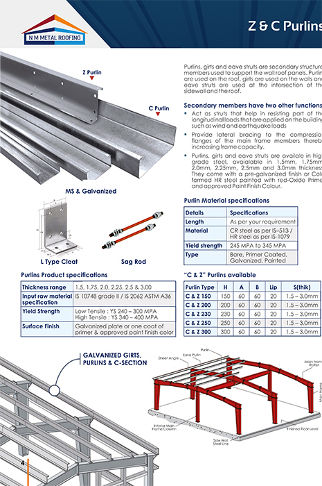 Brochure Designing Services, NM Metal Proofing, Neelangarai, Chennai.