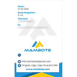 ID Card Designs - Mambote, Angola