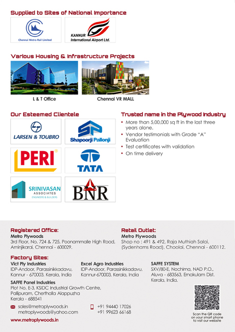 Brochure Designing Services in Chennai - Brochure Designing Services for Metro Plywoods, Chennai.