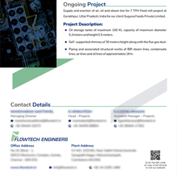 Brochure Designs - Flowtech Engineers, Chennai